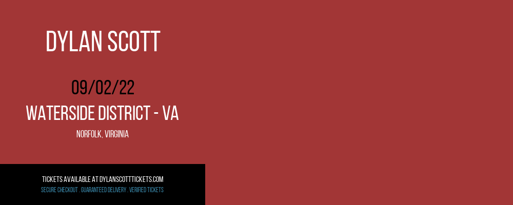 Dylan Scott at Dylan Scott Tickets tickets Dylan Scott at Dylan Scott Tickets
