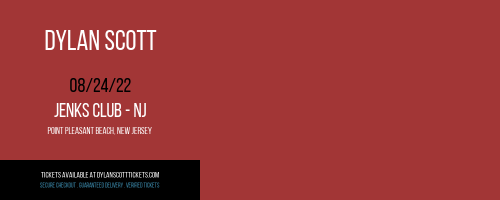 Dylan Scott at Dylan Scott Tickets tickets Dylan Scott at Dylan Scott Tickets