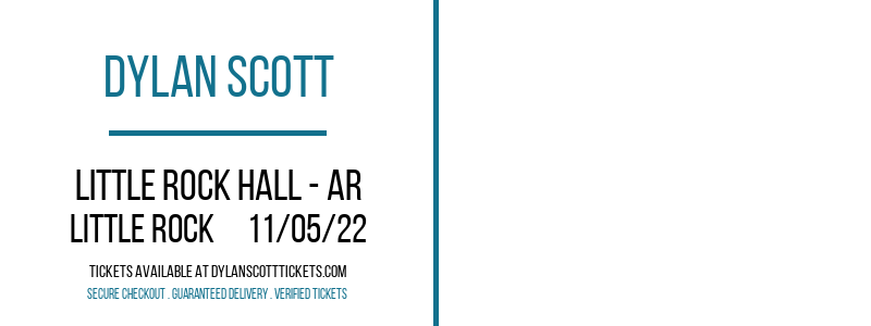 Dylan Scott at Dylan Scott Tickets tickets Dylan Scott at Dylan Scott Tickets