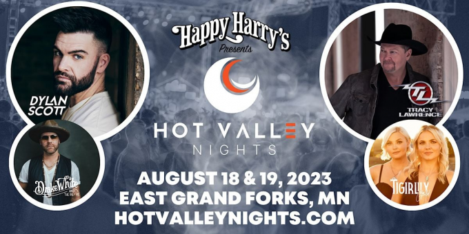 Hot Valley Nights: Tracy Lawrence & Dylan Scott - 2 Day Pass at Dylan Scott Tickets