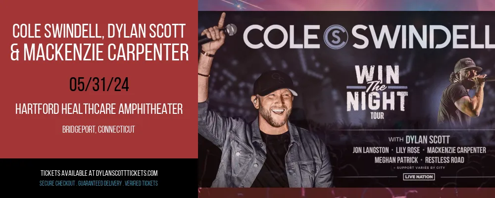 Cole Swindell at Hartford HealthCare Amphitheater